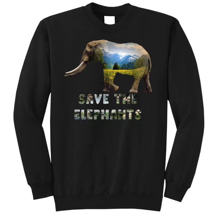 Save The Elephants Tall Sweatshirt