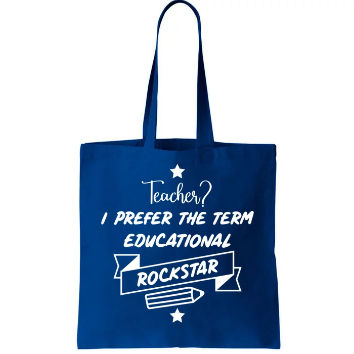 School Teacher Educational Rockstar Appreciation Day Gift Tote Bag