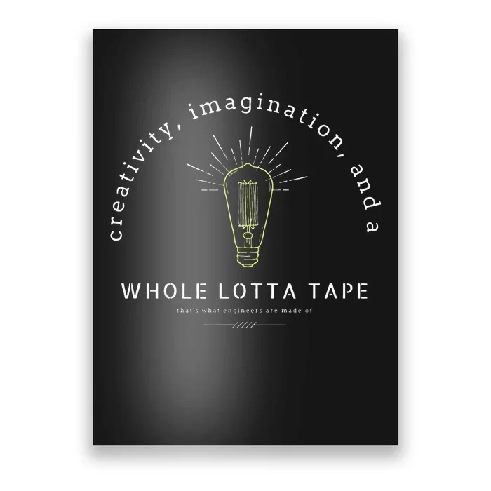 STEM Teacher Engineer Creativity Imagination Poster