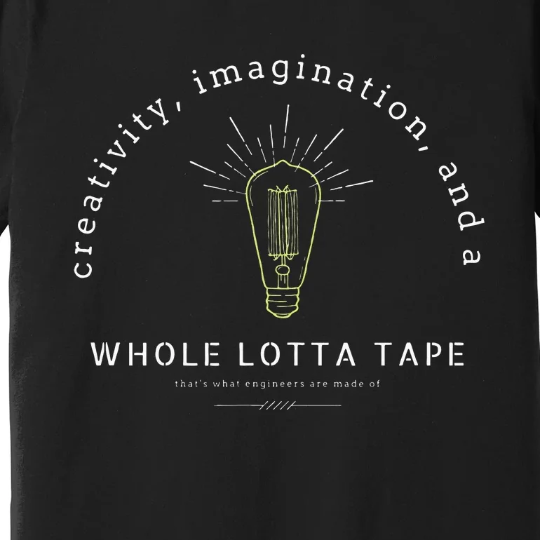 STEM Teacher Engineer Creativity Imagination Premium T-Shirt