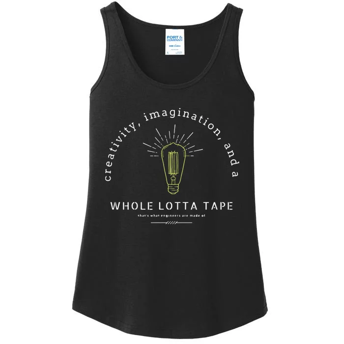 STEM Teacher Engineer Creativity Imagination Ladies Essential Tank