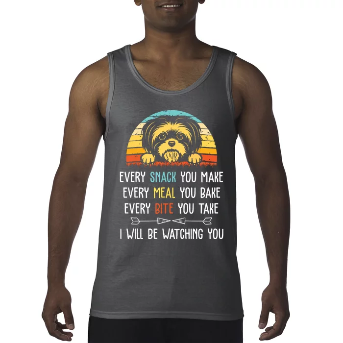 Shih Tzu Every Snack You Make Every Meal You Bake Shih Tzu Tank Top