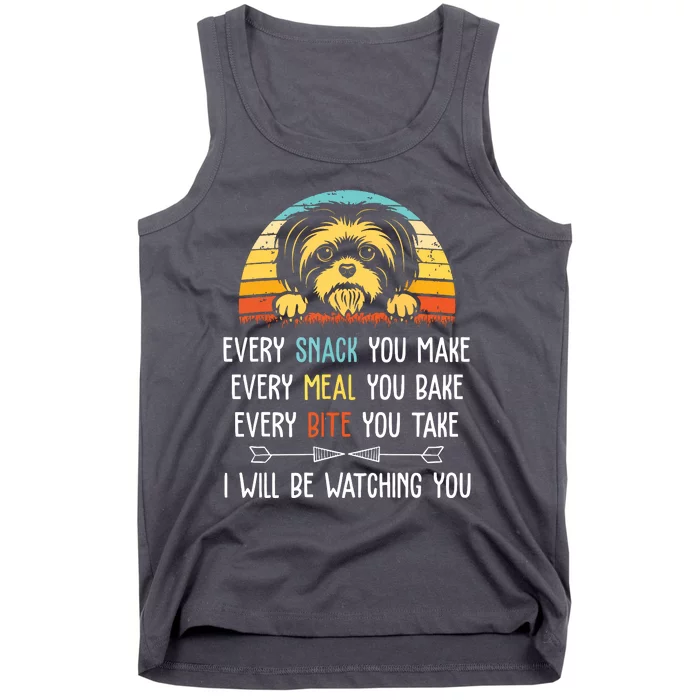 Shih Tzu Every Snack You Make Every Meal You Bake Shih Tzu Tank Top