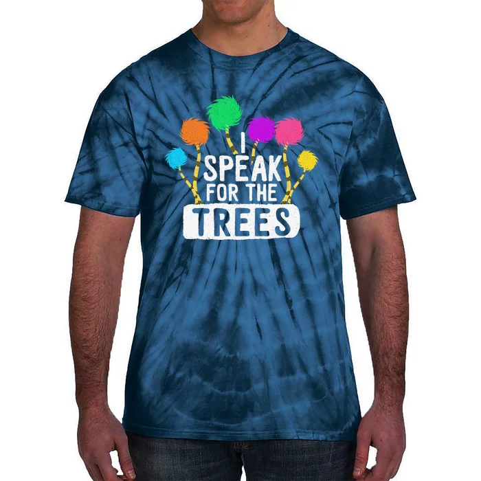 Save The Earth Speak For The Trees Inspirational Hippie Tie-Dye T-Shirt