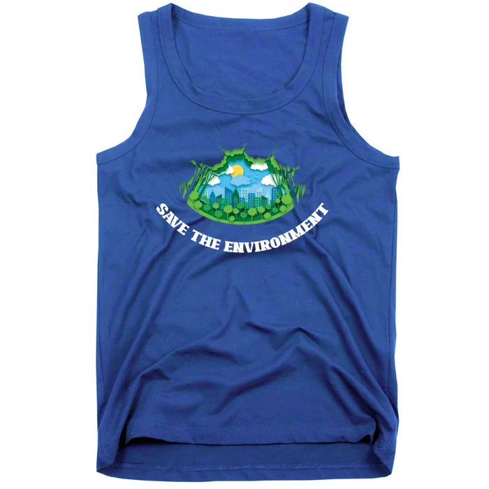 Save The Environt Fun Earth’s Day Save Our Planet Graphic Gift Tank Top