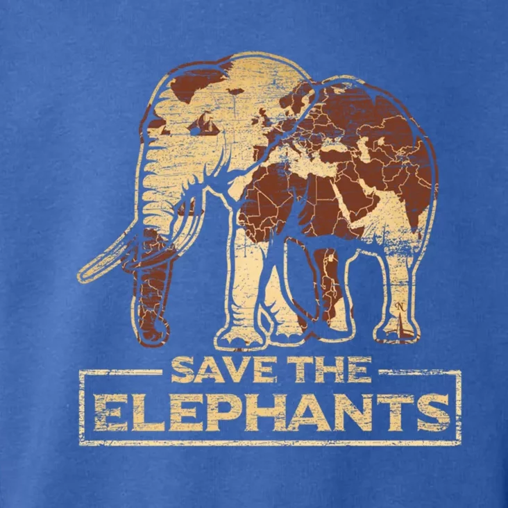 Save The Elephants Elephant Great Gift Toddler Hoodie