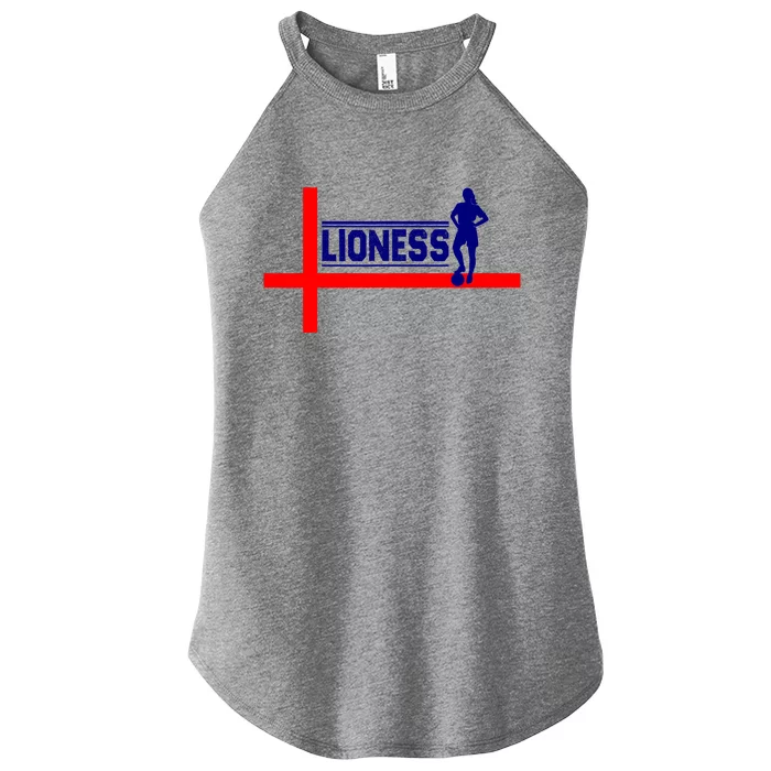 Support The England Women Football Soccer Lionesses 2022 Women’s Perfect Tri Rocker Tank