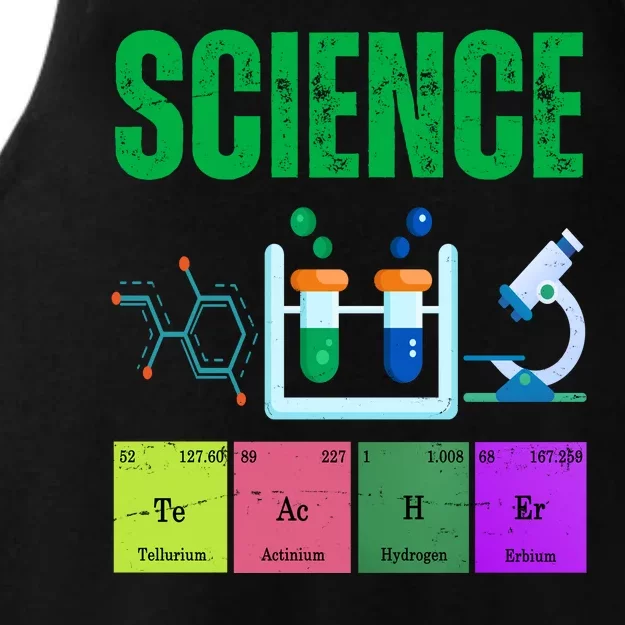 Science Teacher Element Gift Ladies Tri-Blend Wicking Tank