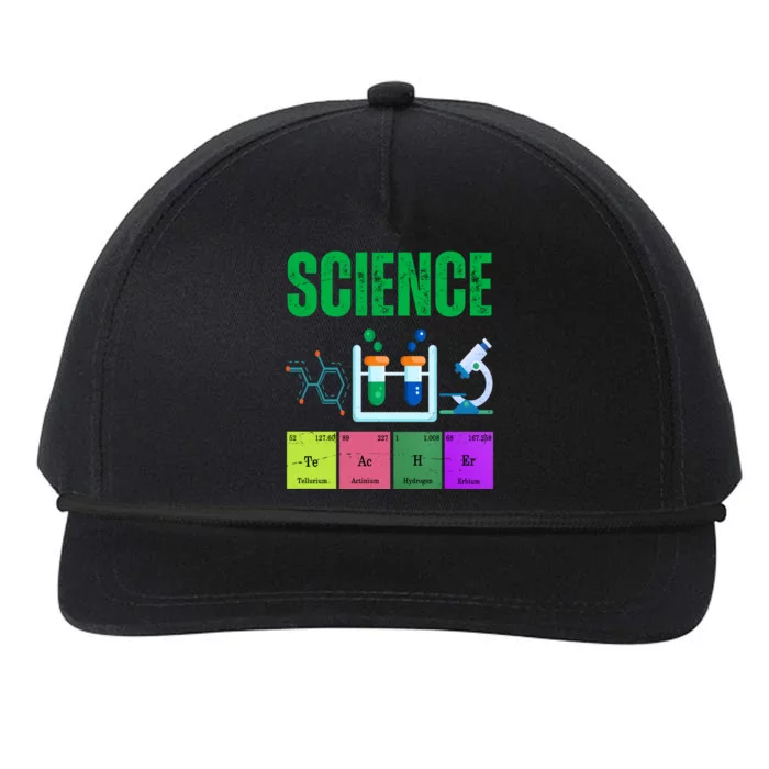 Science Teacher Element Gift Snapback Five-Panel Rope Hat