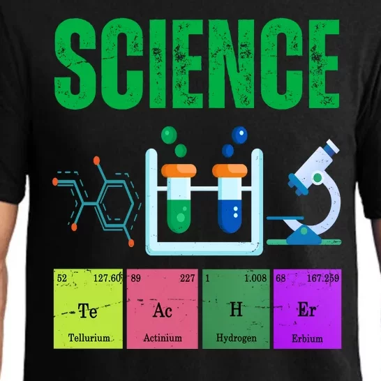 Science Teacher Element Gift Pajama Set