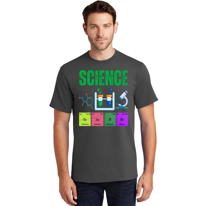 Science Teacher Element Gift Tall T-Shirt