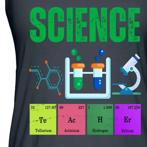 Science Teacher Element Gift Ladies Essential Flowy Tank