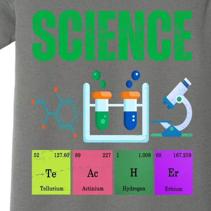 Science Teacher Element Gift Baby Bodysuit