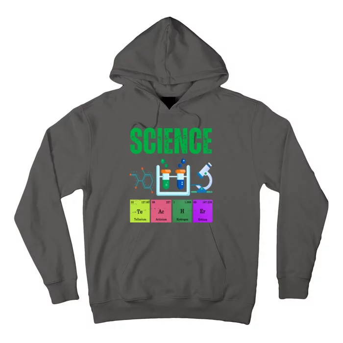 Science Teacher Element Gift Tall Hoodie