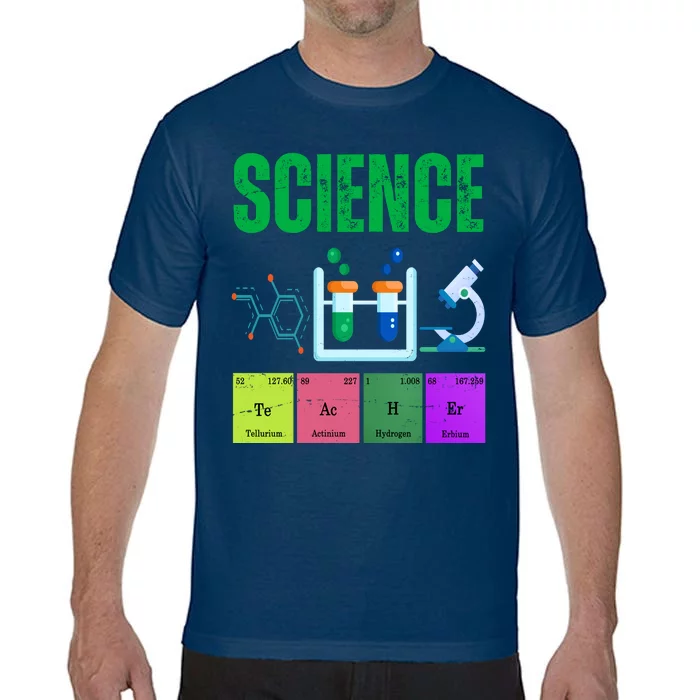 Science Teacher Element Gift Comfort Colors T-Shirt