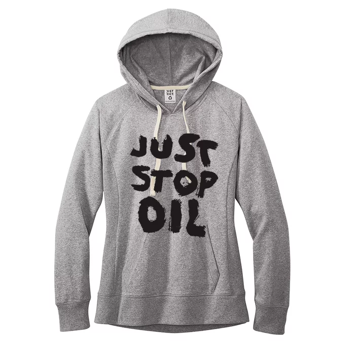 Save the Earth Take a Stand Against Oil Women's Fleece Hoodie