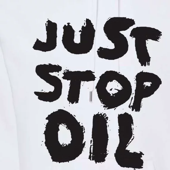 Save the Earth Take a Stand Against Oil Premium Hoodie