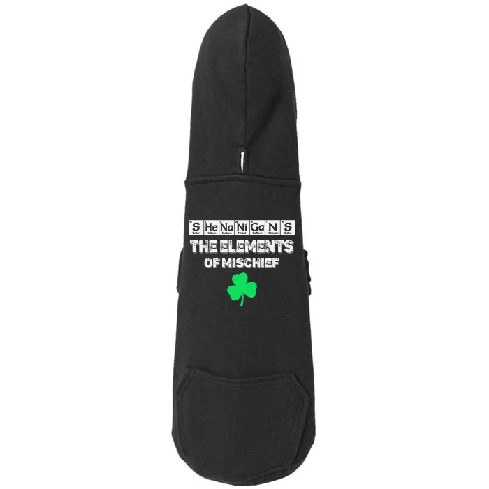 Shenanigans The Elements Of Mischief St. Patricks Day Doggie 3-End Fleece Hoodie