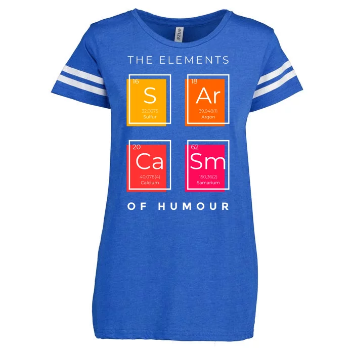 Sarcasm The Elements Of Humour Funny Enza Ladies Jersey Football T-Shirt