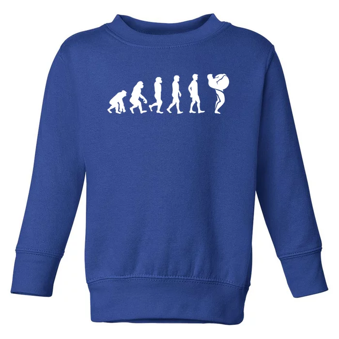 Strong Training Evolution Powerlifting Stones Great Gift Toddler Sweatshirt