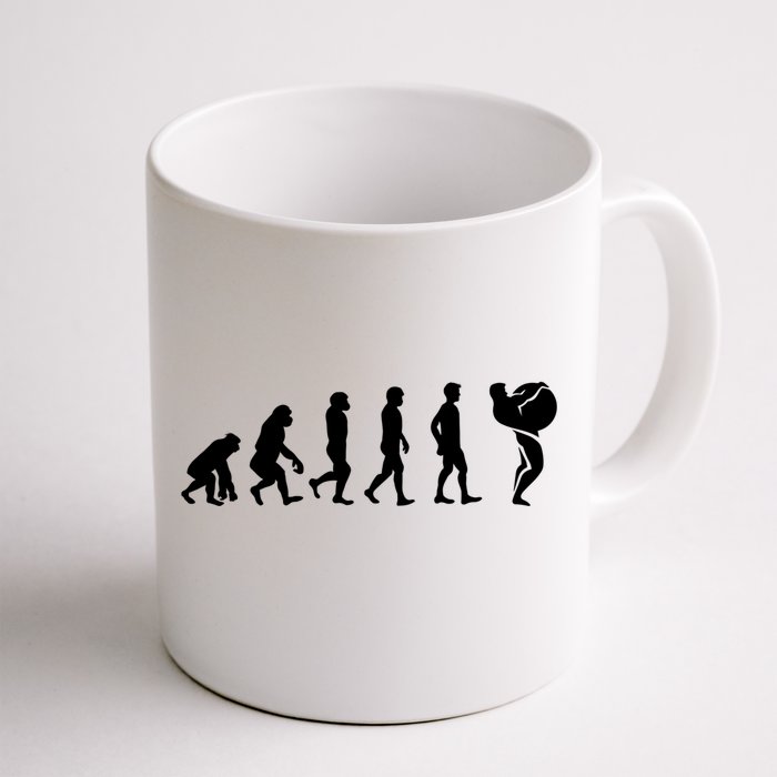 Strong Training Evolution Powerlifting Stones Great Gift Front & Back Coffee Mug