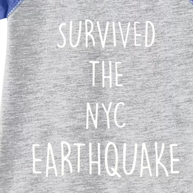 Survived The Earthquake The Nyc Infant Baby Jersey Bodysuit