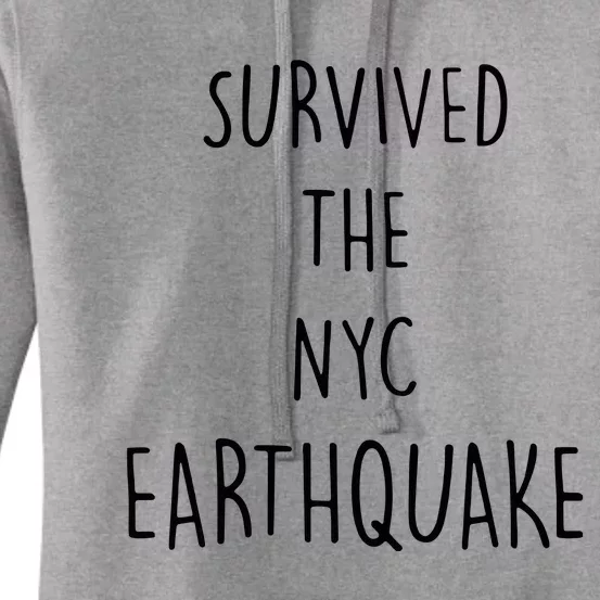 Survived The Earthquake The Nyc Women's Pullover Hoodie