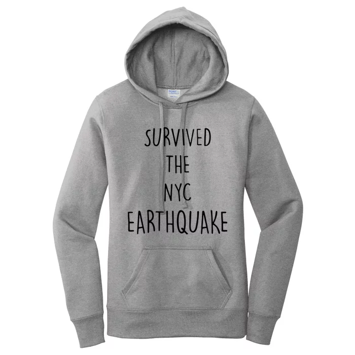 Survived The Earthquake The Nyc Women's Pullover Hoodie