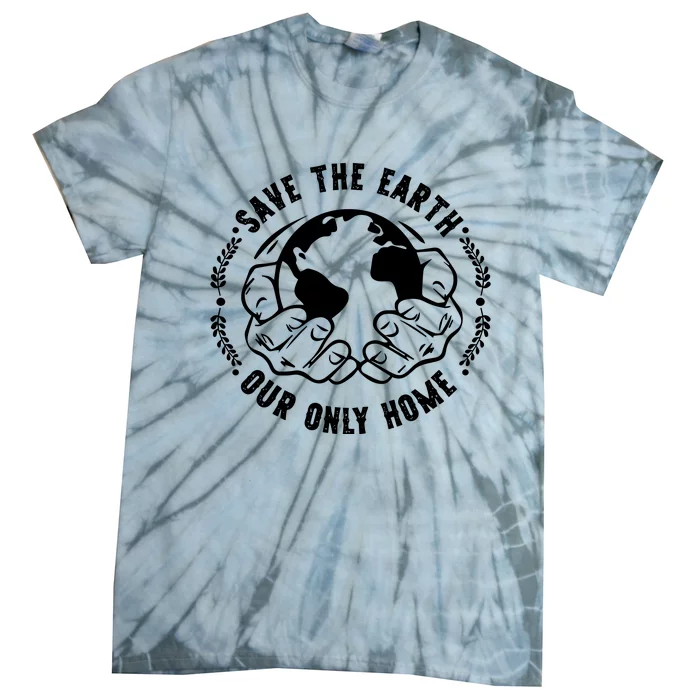 Save The Earth Environmental  Recycle Tie-Dye T-Shirt