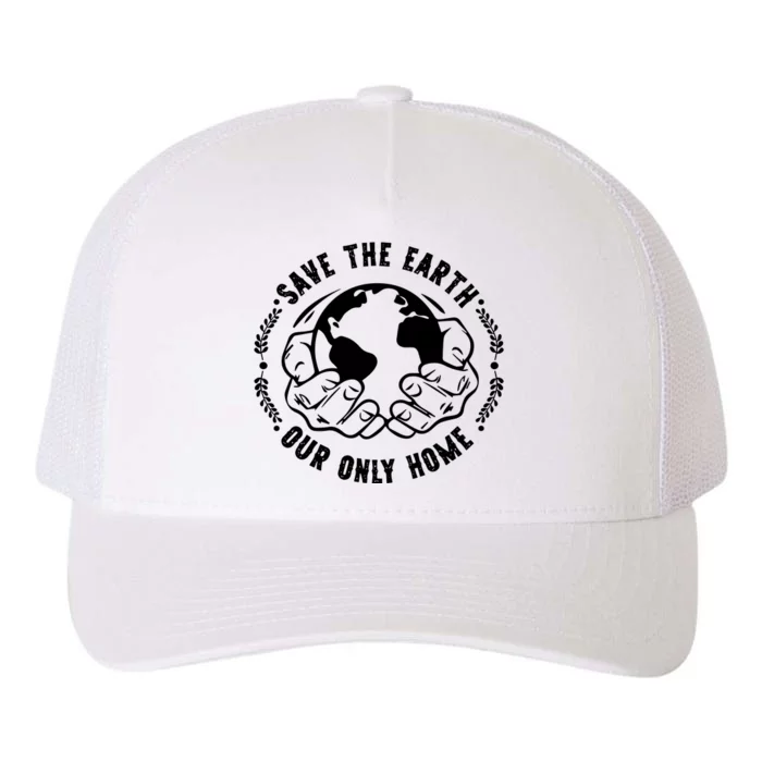 Save The Earth Environmental  Recycle Yupoong Adult 5-Panel Trucker Hat