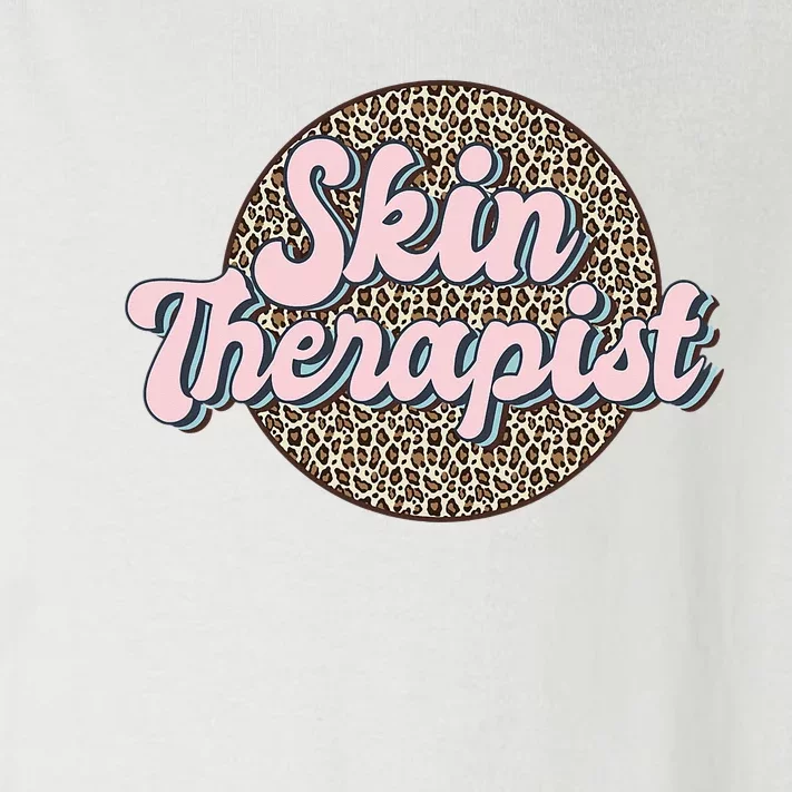 Skin Therapist Esthetician Leopard Skincare Toddler Long Sleeve Shirt