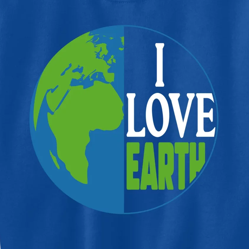 Save The Earth Day Everyday I Love Mother Earth Planet Earth Great Gift Kids Sweatshirt