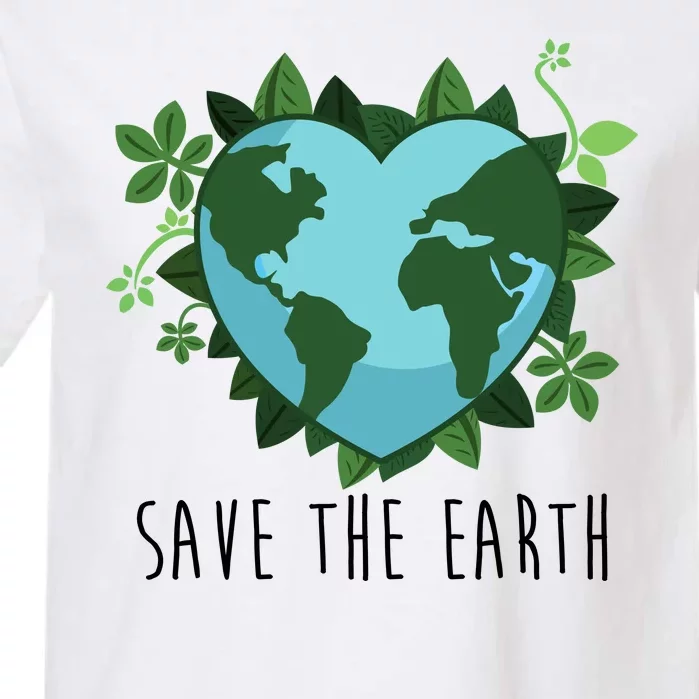 Save The Earth Planet Heart Earth Day Garment-Dyed Heavyweight T-Shirt