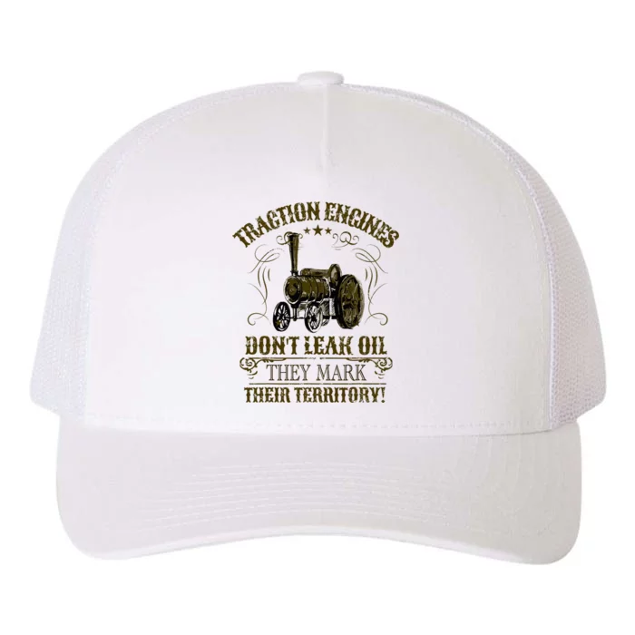 Steam Traction Engine Retirement Idea Steam Engine Yupoong Adult 5-Panel Trucker Hat