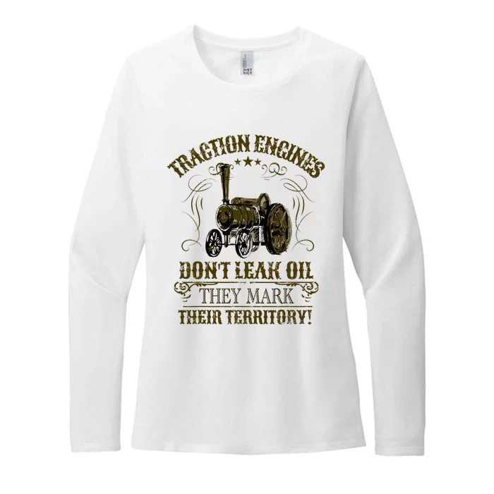 Steam Traction Engine Retirement Idea Steam Engine Womens CVC Long Sleeve Shirt