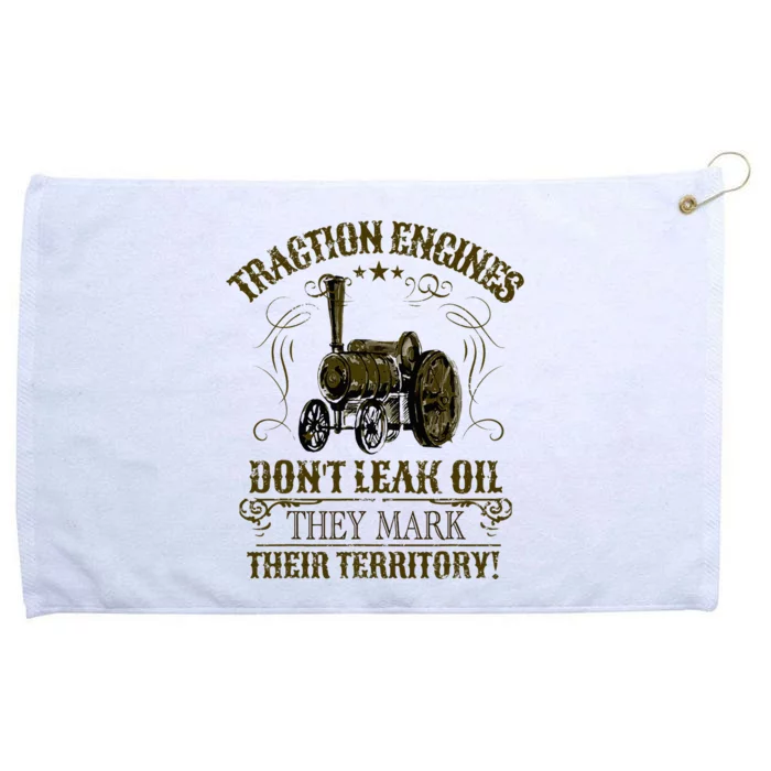 Steam Traction Engine Retirement Idea Steam Engine Grommeted Golf Towel