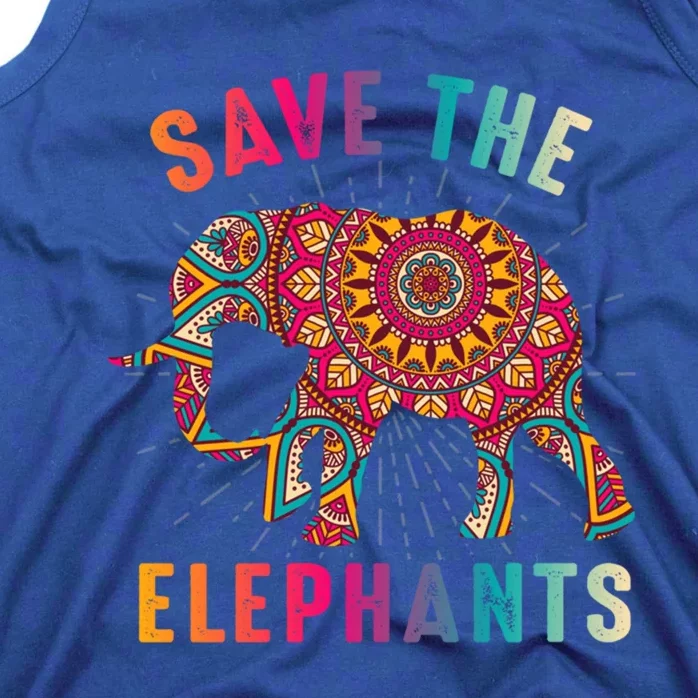 Save The Elephants Earth Day Climate Change Cool Gift Tank Top