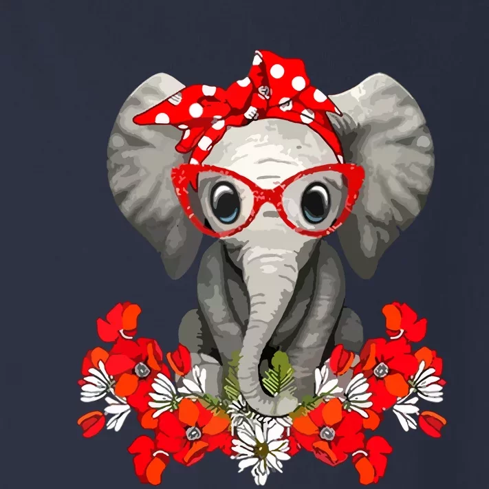 Save The Elephants Elephant Mom Red Bow Toddler Long Sleeve Shirt