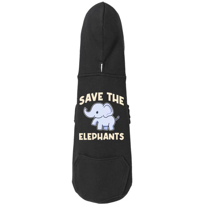 Save The Elephants Doggie 3-End Fleece Hoodie