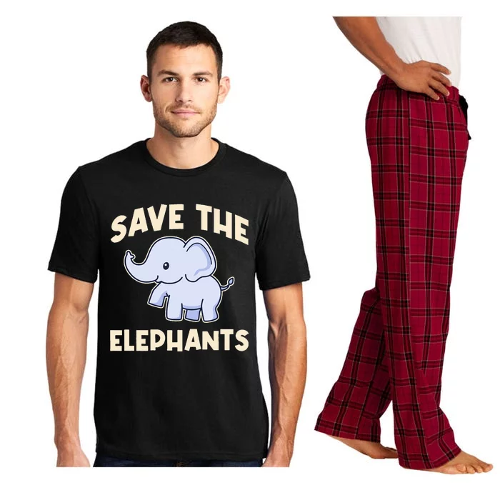 Save The Elephants Pajama Set