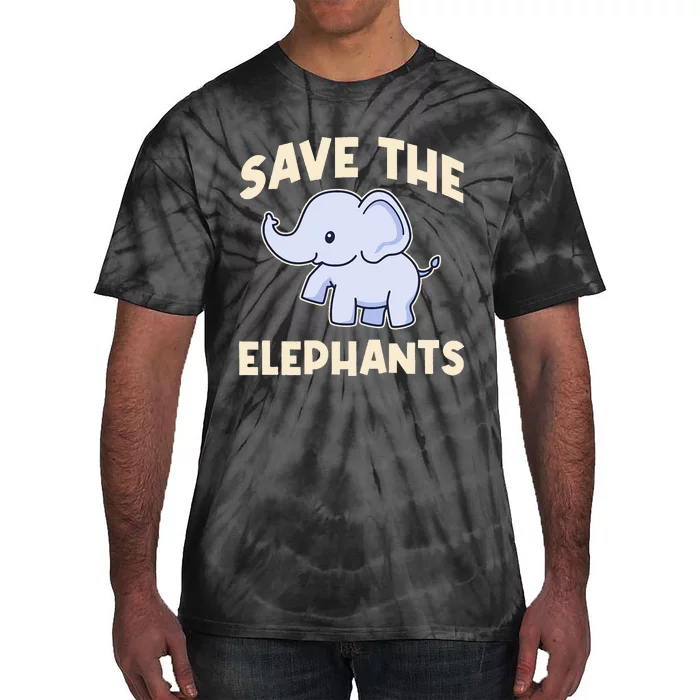 Save The Elephants Tie-Dye T-Shirt