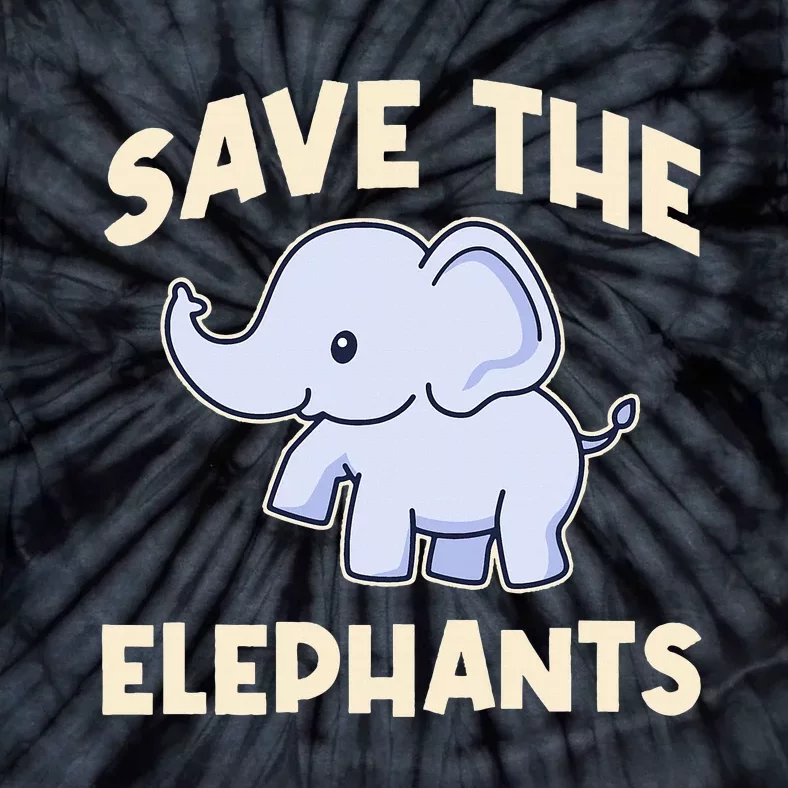 Save The Elephants Tie-Dye T-Shirt