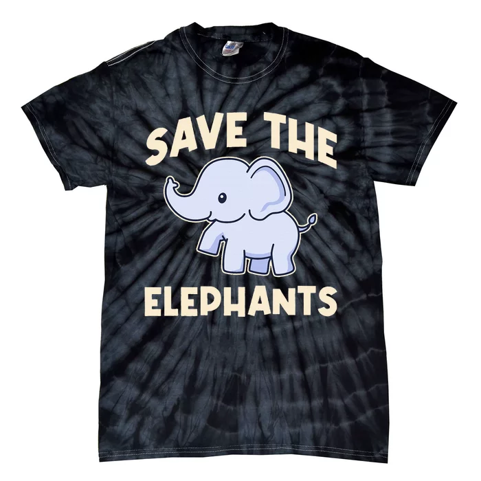 Save The Elephants Tie-Dye T-Shirt