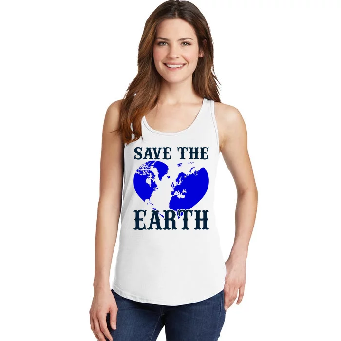 Save The Earth Ladies Essential Tank