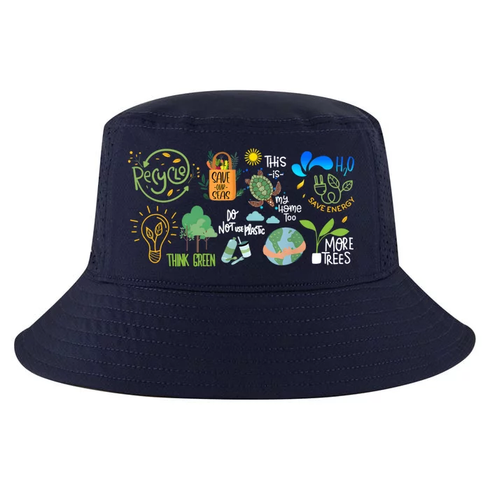 Save The Earth Day Restore Save The Planet Funny Eco Energy Gift Cool Comfort Performance Bucket Hat