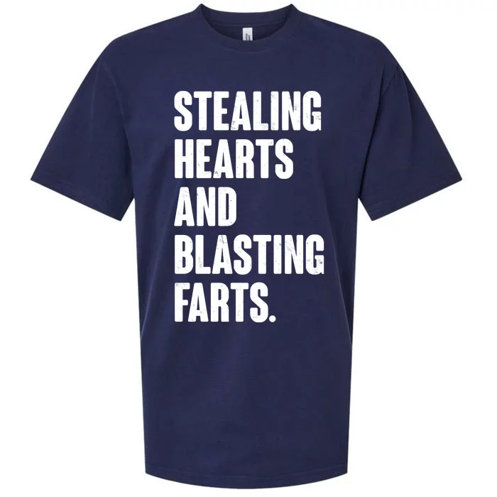 Stealing Hearts And Blasting Farts Sueded Cloud Jersey T-Shirt