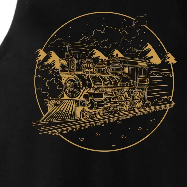 Steam Train Ladies Tri-Blend Wicking Tank