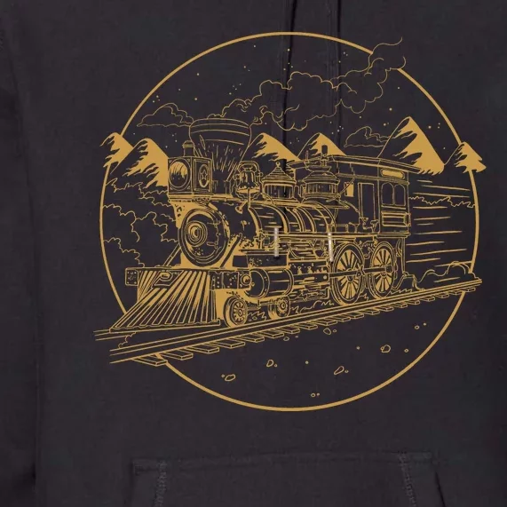 Steam Train Premium Hoodie