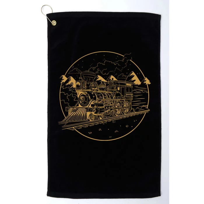 Steam Train Platinum Collection Golf Towel