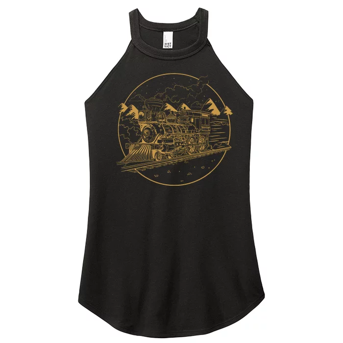 Steam Train Women’s Perfect Tri Rocker Tank